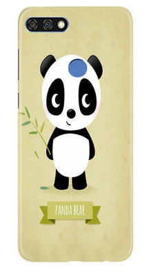Panda Bear Mobile Back Case for Huawei 7C (Design - 317)