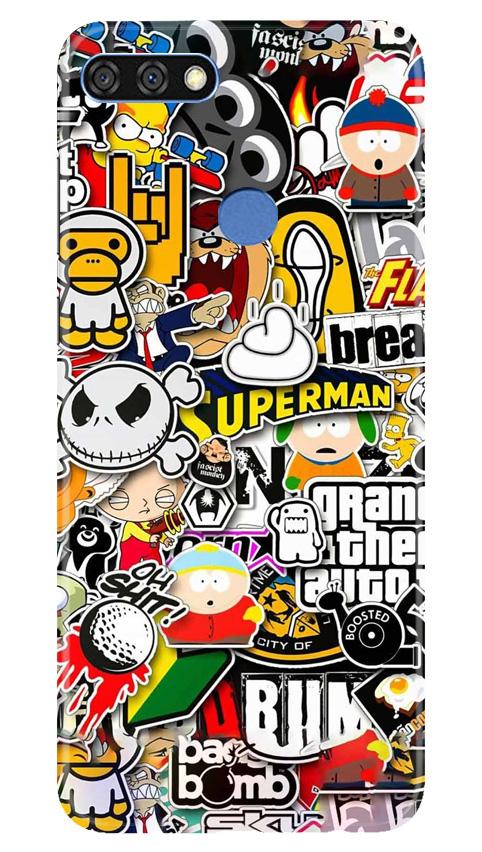 Designer Mobile Back Case for Huawei 7C (Design - 320)