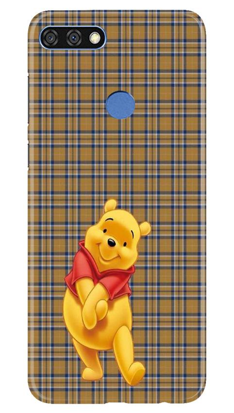 Pooh Mobile Back Case for Huawei 7C (Design - 321)