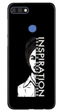 Bhagat Singh Mobile Back Case for Huawei 7C (Design - 329)