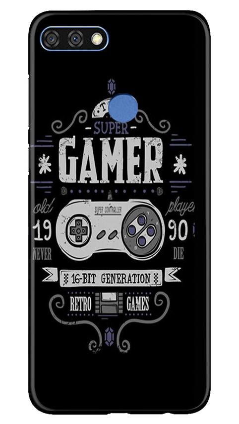 Gamer Mobile Back Case for Huawei 7C (Design - 330)