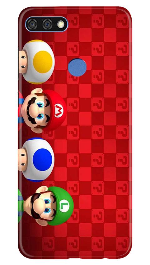 Mario Mobile Back Case for Huawei 7C (Design - 337)