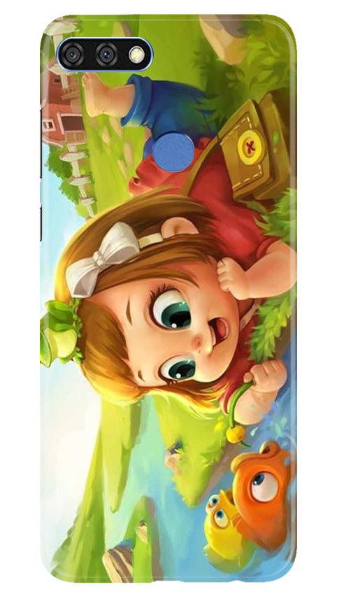 Baby Girl Mobile Back Case for Huawei 7C (Design - 339)