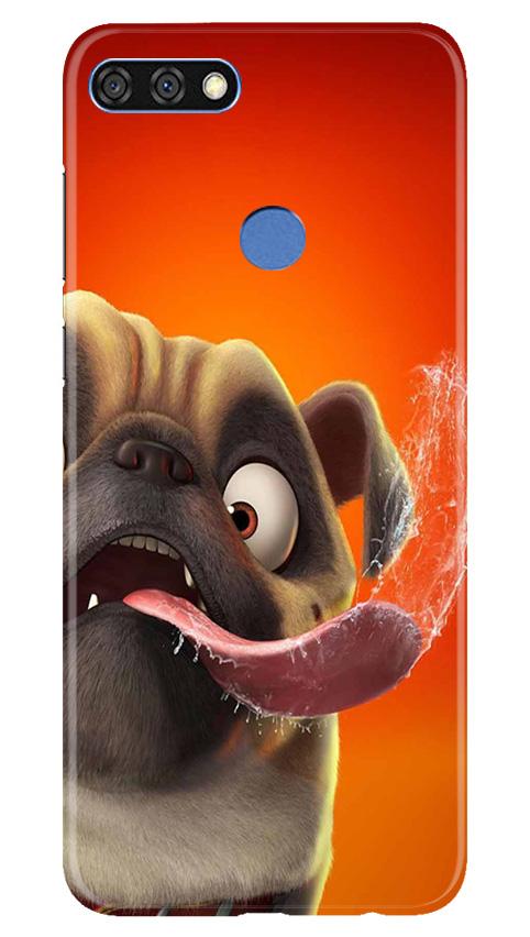 Dog Mobile Back Case for Huawei 7C (Design - 343)