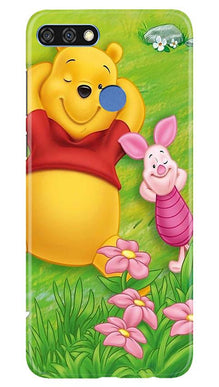 Winnie The Pooh Mobile Back Case for Huawei 7C (Design - 348)