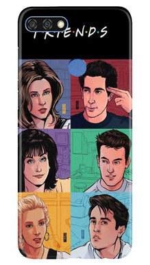 Friends Mobile Back Case for Huawei 7C (Design - 357)