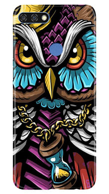 Owl Mobile Back Case for Huawei 7C (Design - 359)