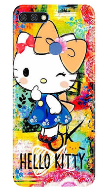 Hello Kitty Mobile Back Case for Huawei 7C (Design - 362)