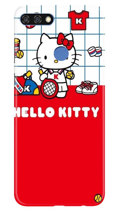 Hello Kitty Mobile Back Case for Huawei 7C (Design - 363)