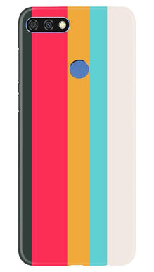 Color Pattern Mobile Back Case for Huawei 7C (Design - 369)