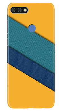 Diagonal Pattern Mobile Back Case for Huawei 7C (Design - 370)