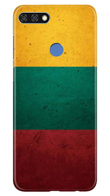 Color Pattern Mobile Back Case for Huawei 7C (Design - 374)