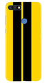 Black Yellow Pattern Mobile Back Case for Huawei 7C (Design - 377)