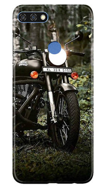 Royal Enfield Mobile Back Case for Huawei 7C (Design - 384)