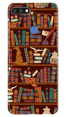 Book Shelf Mobile Back Case for Huawei 7C (Design - 390)