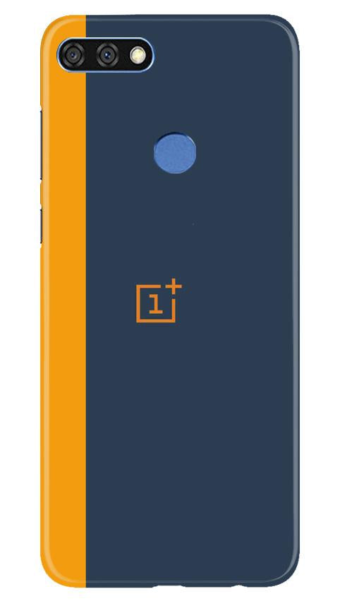Oneplus Logo Mobile Back Case for Huawei 7C (Design - 395)