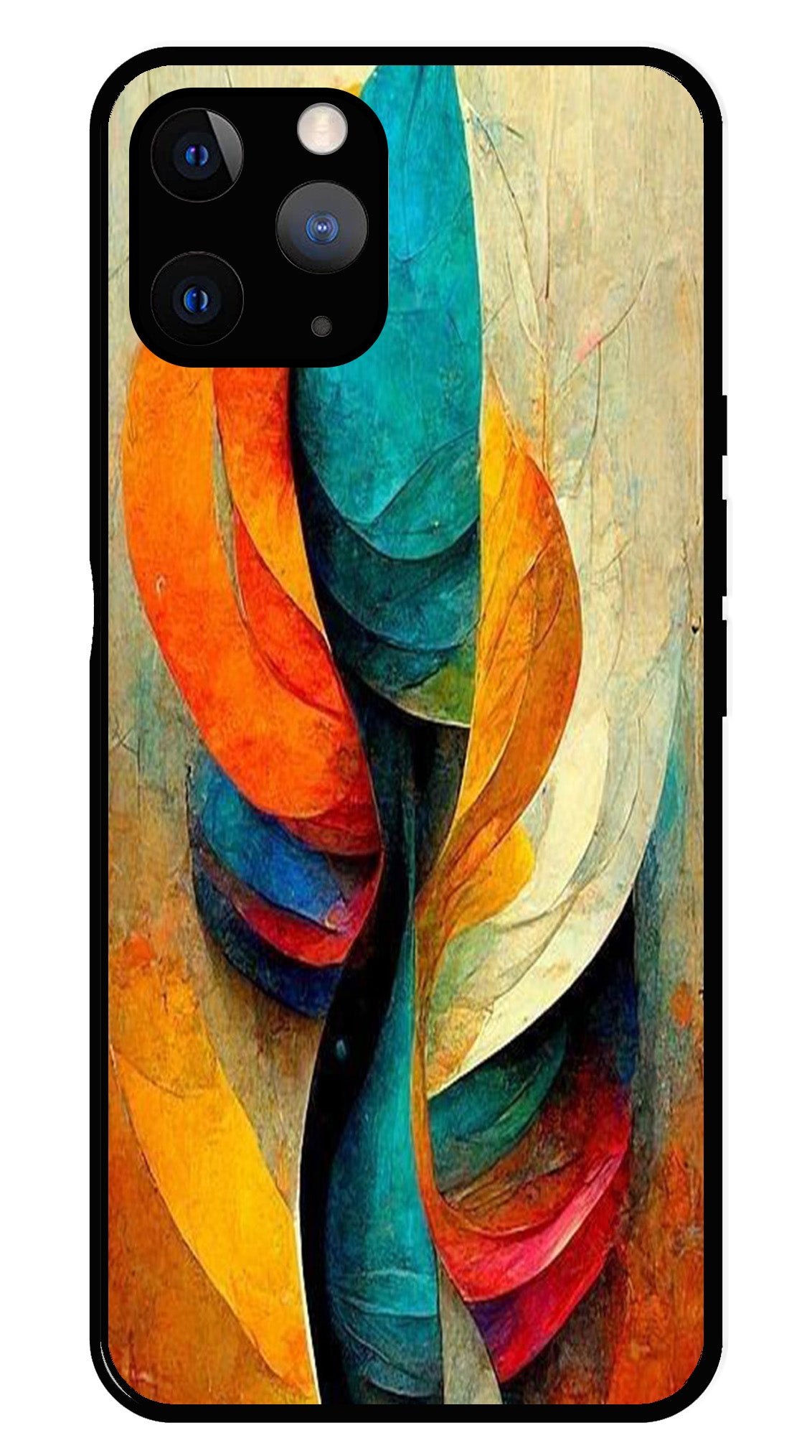 Modern Art Metal Mobile Case for iPhone 11 Pro