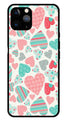 Hearts Pattern Metal Mobile Case for iPhone 11 Pro Max