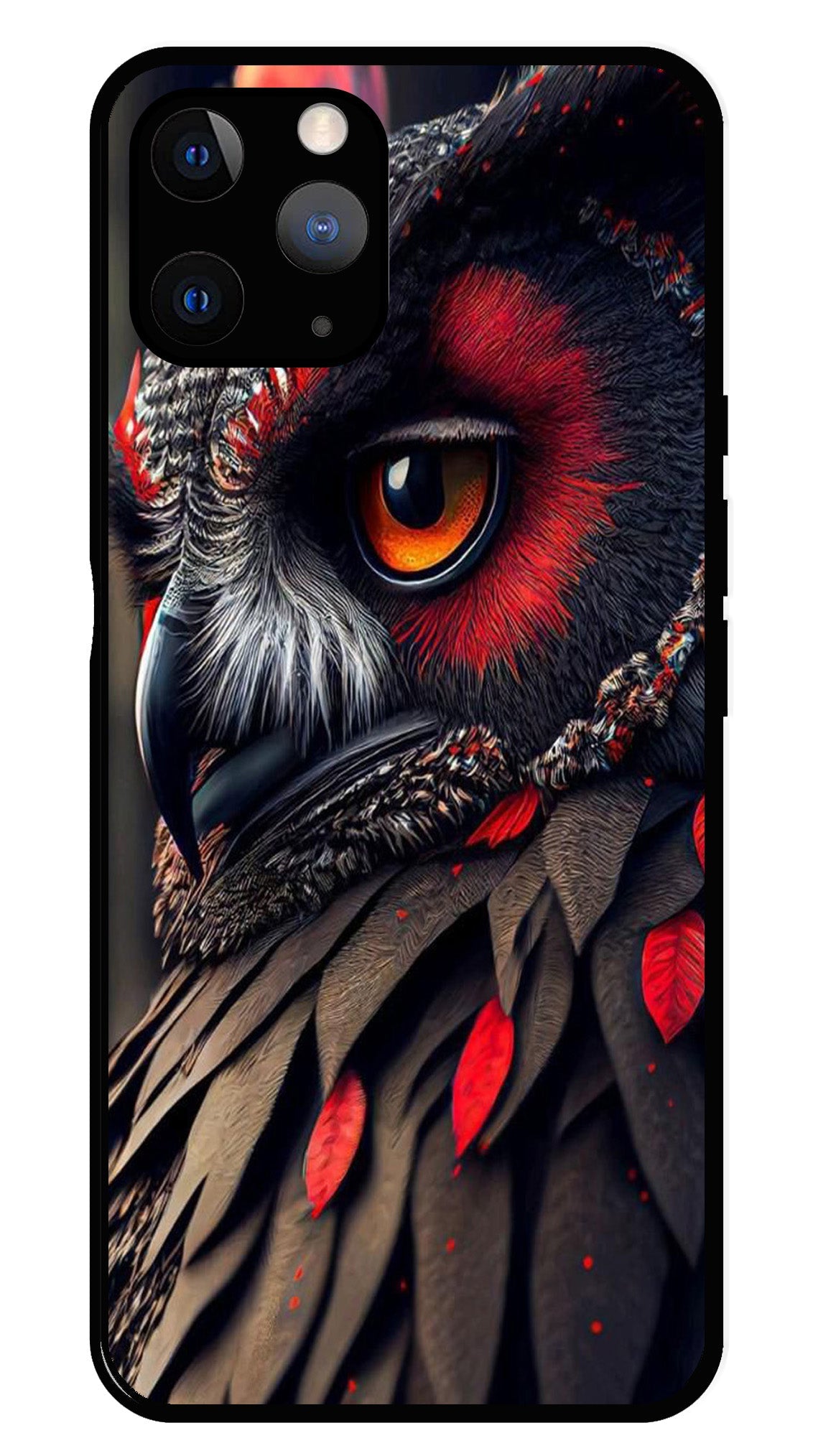 Owl Design Metal Mobile Case for iPhone 11 Pro Max