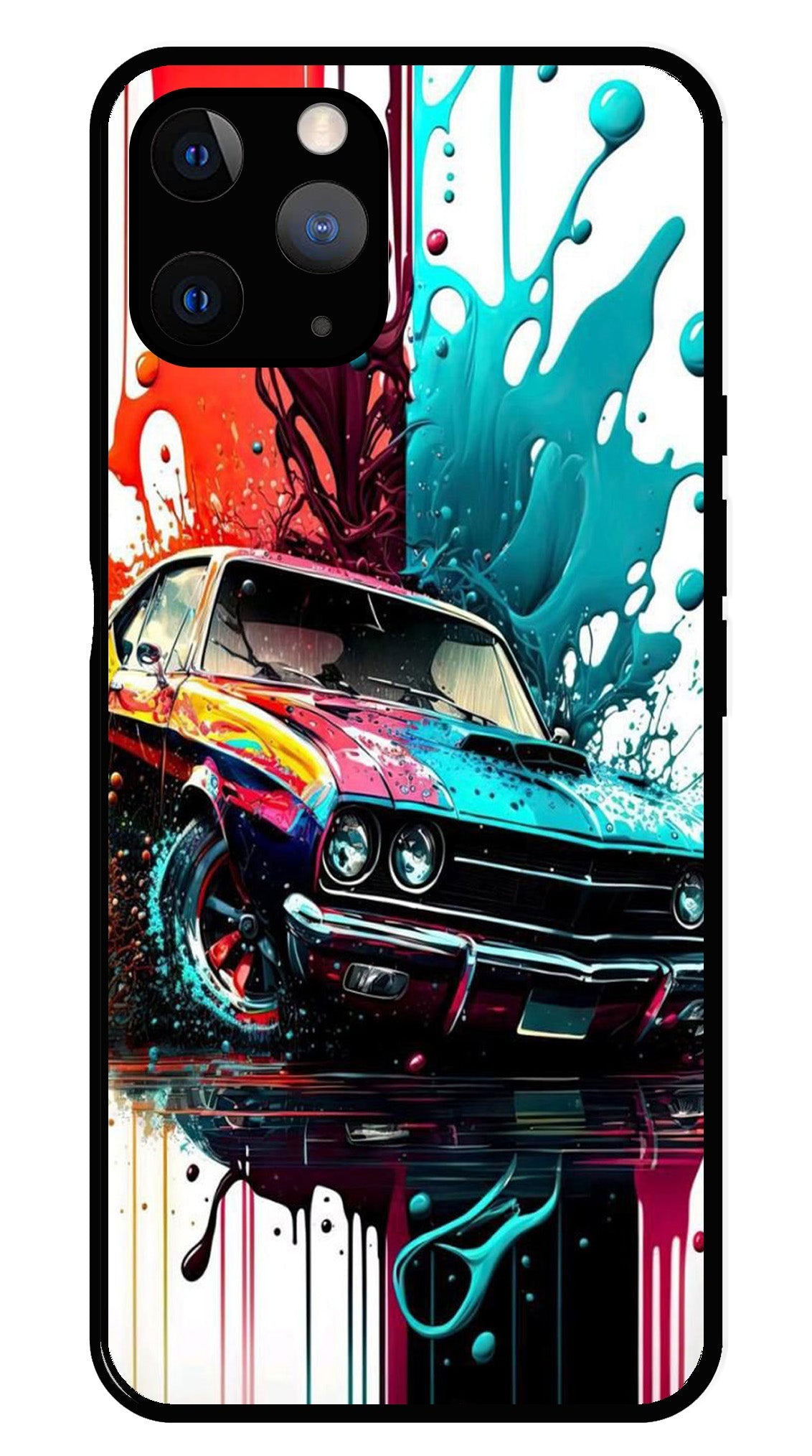 Vintage Car Metal Mobile Case for iPhone 11 Pro Max