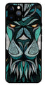 Lion Pattern Metal Mobile Case for iPhone 11 Pro Max