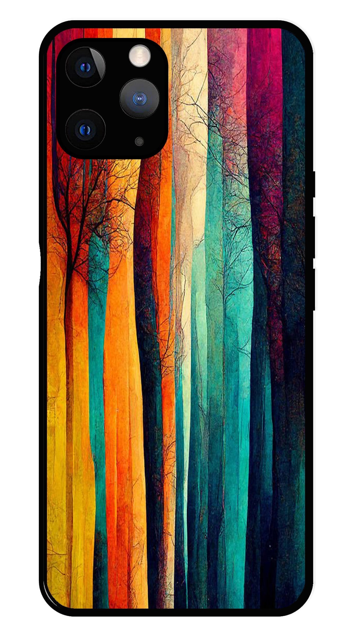 Modern Art Colorful Metal Mobile Case for iPhone 11 Pro