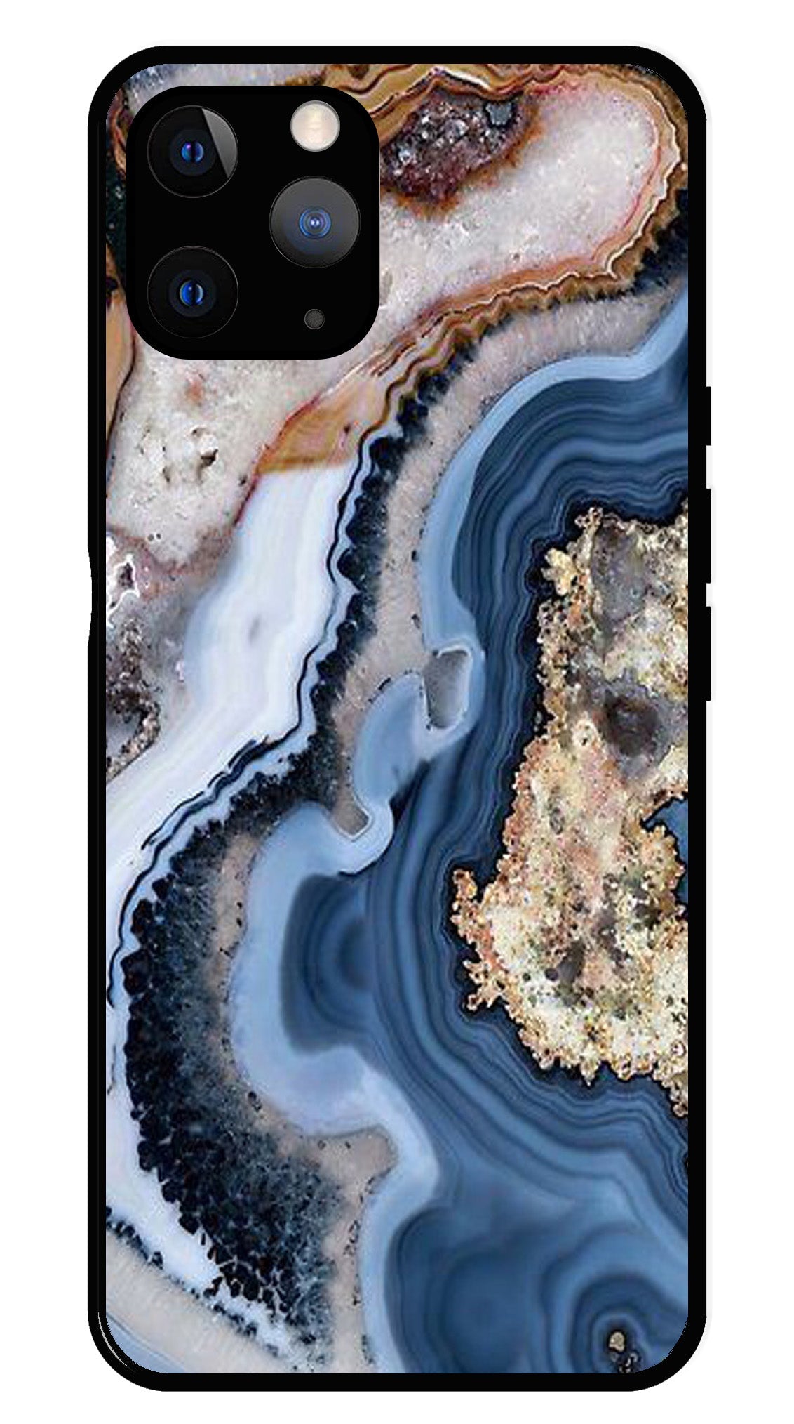 Marble Design Metal Mobile Case for iPhone 11 Pro