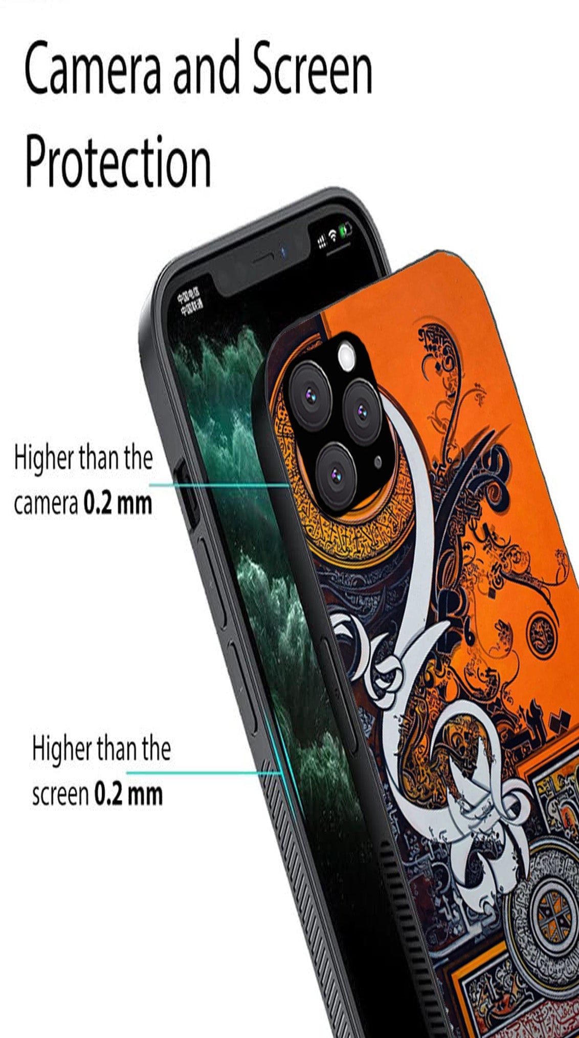 Qalander Art Metal Mobile Case for iPhone 11 Pro Max