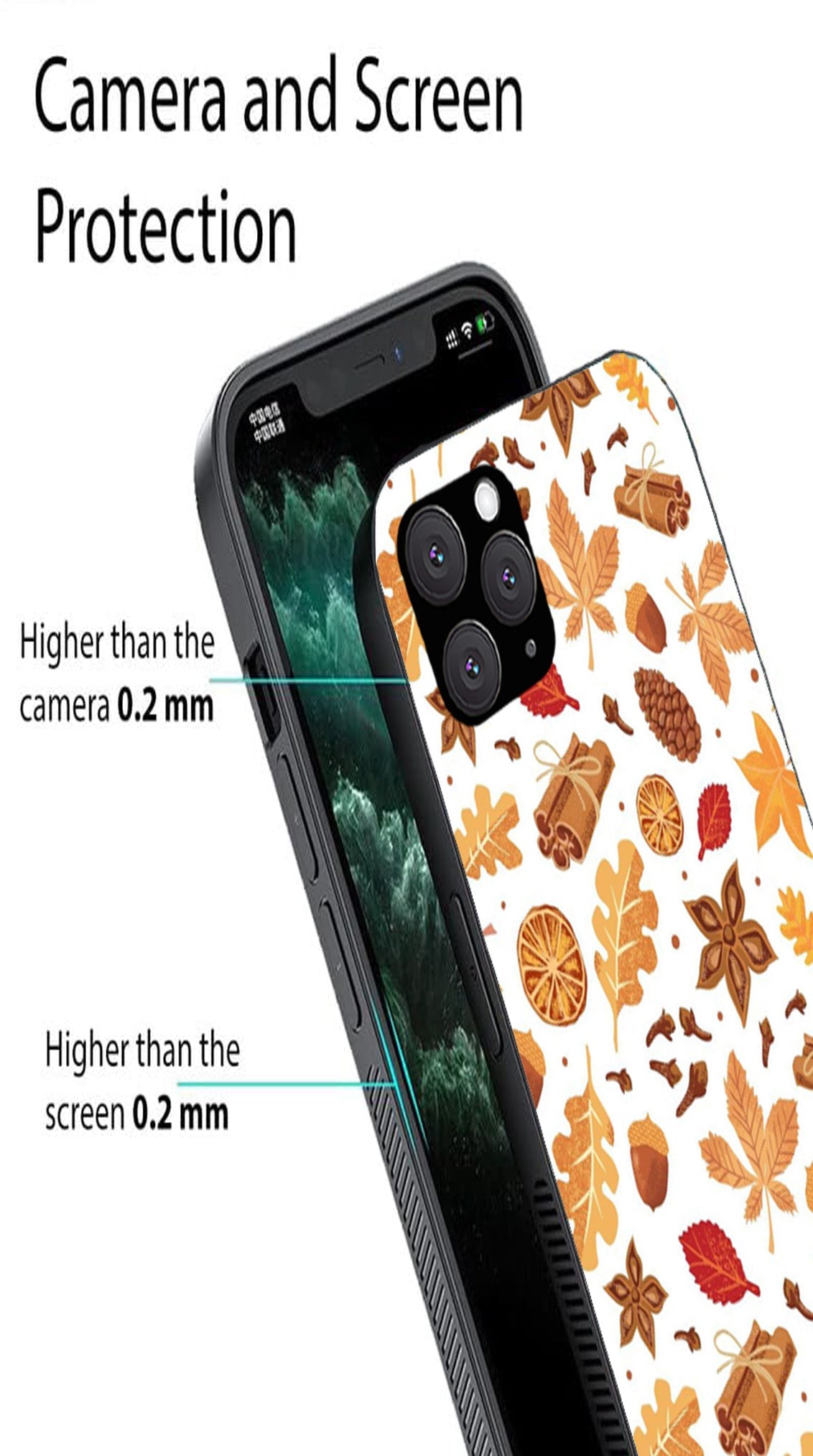Autumn Leaf Metal Mobile Case for iPhone 11 Pro Max