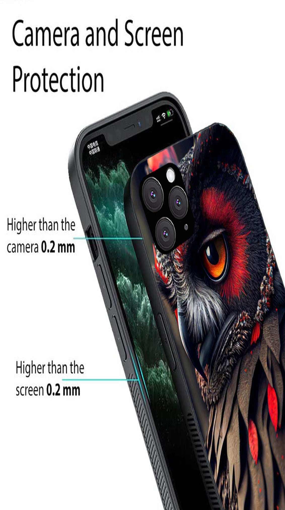 Owl Design Metal Mobile Case for iPhone 11 Pro