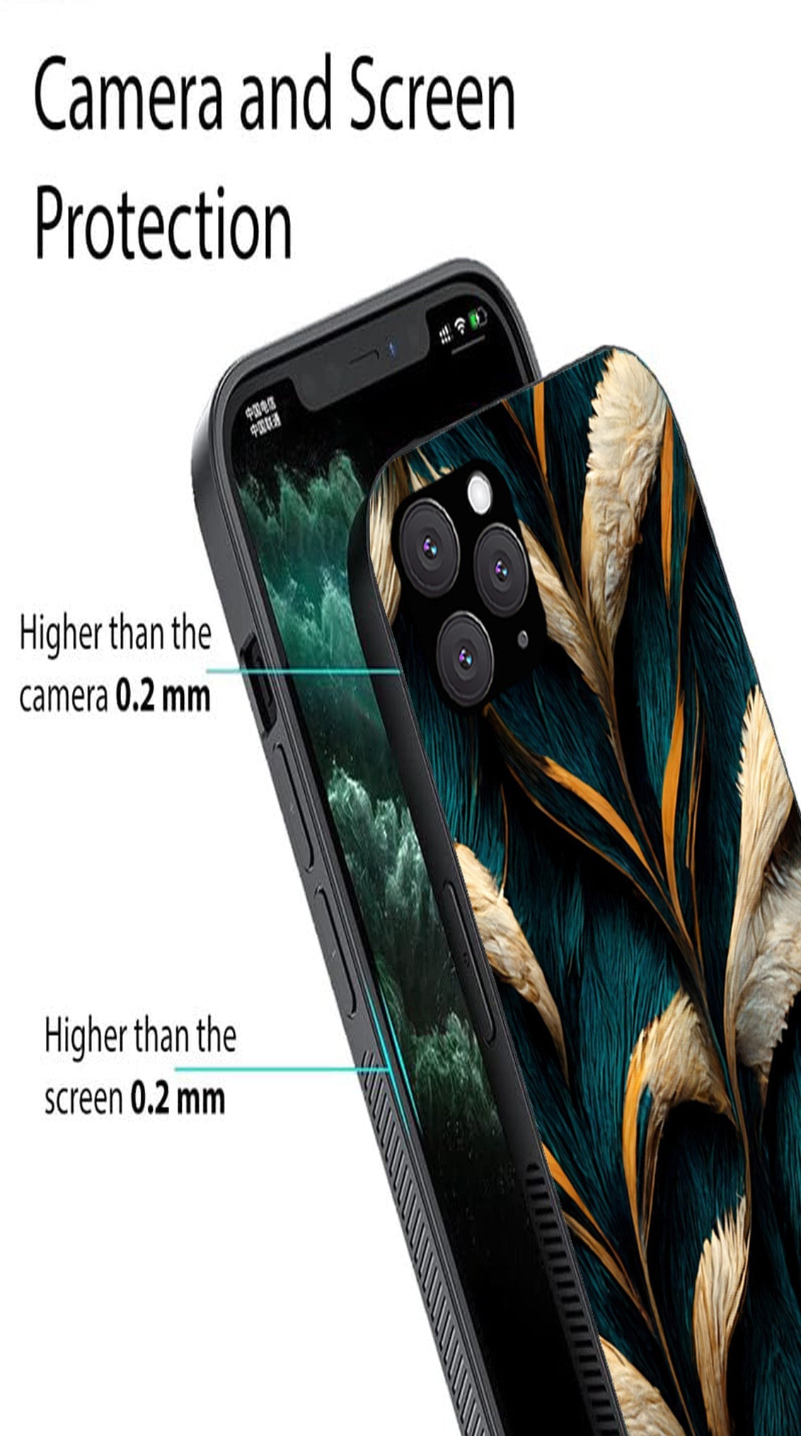 Feathers Metal Mobile Case for iPhone 11 Pro Max