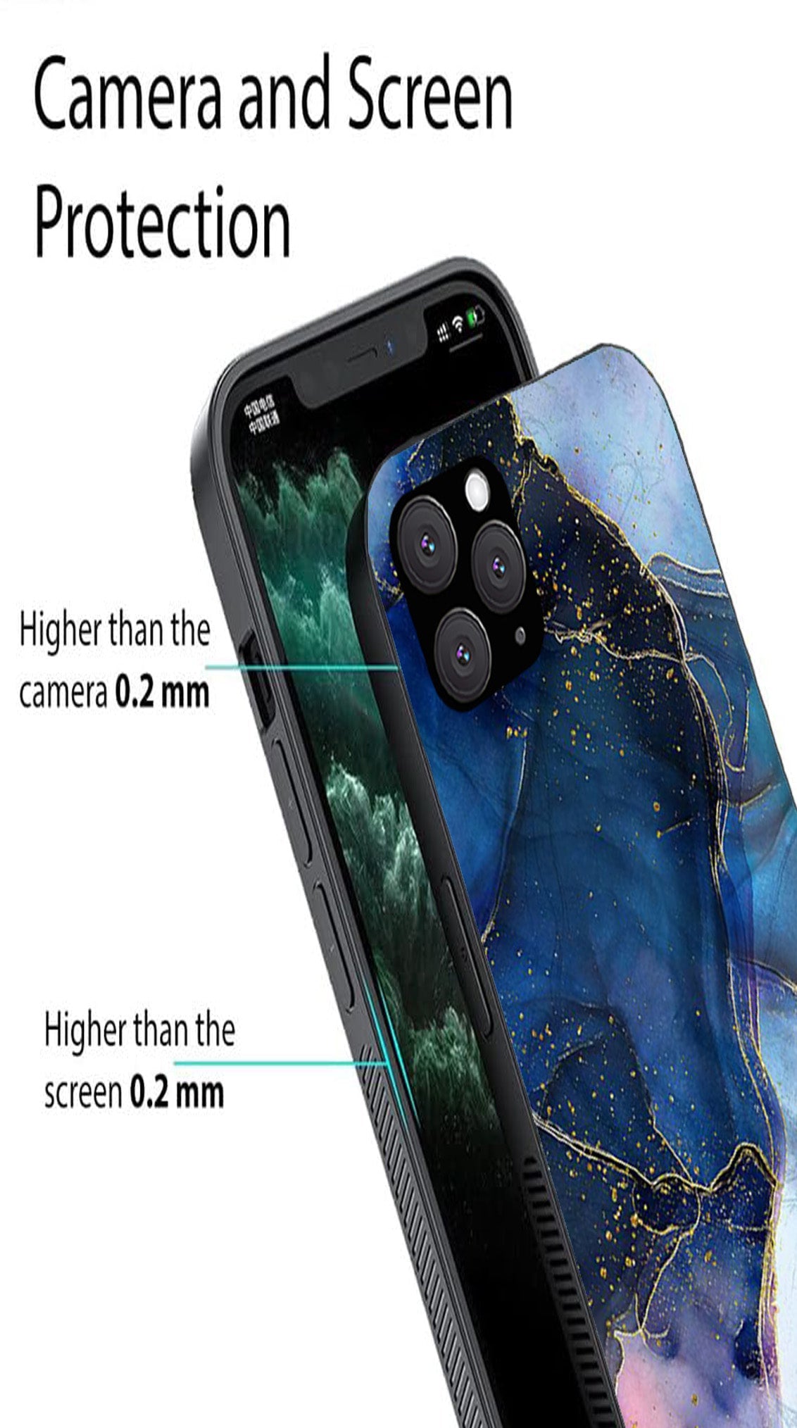 Blue Marble Metal Mobile Case for iPhone 11 Pro Max