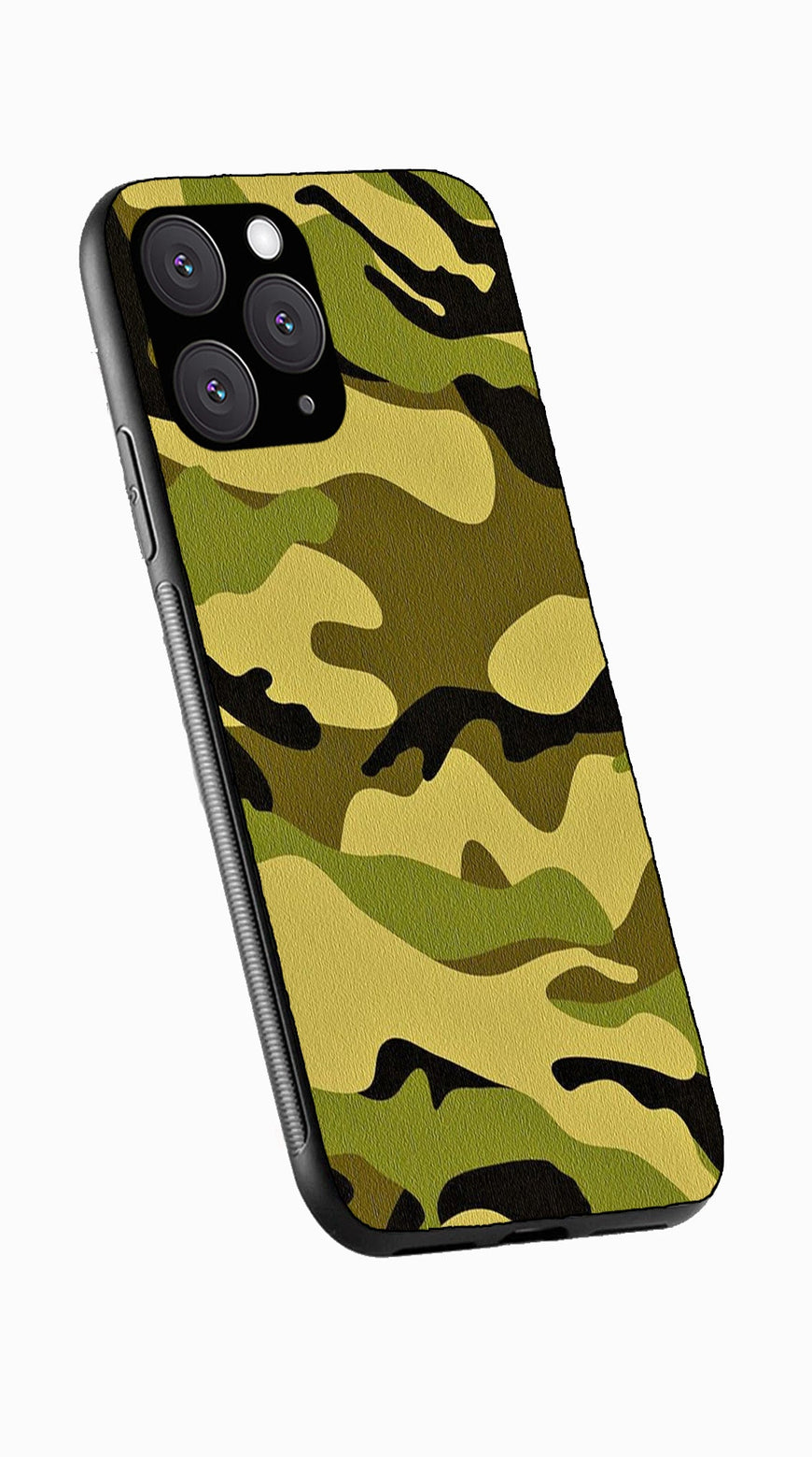 Army Pattern Metal Mobile Case for iPhone 11 Pro Max  (Design No -35)