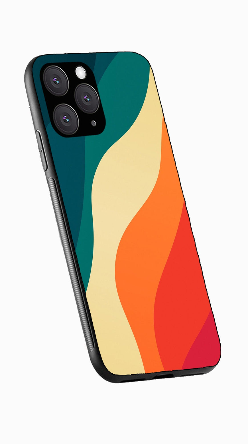 Muted Rainbow Metal Mobile Case for iPhone 11 Pro  (Design No -39)