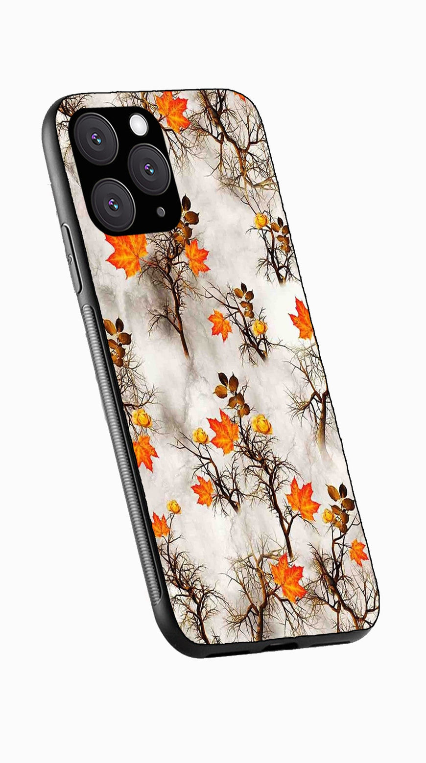 Autumn leaves Metal Mobile Case for iPhone 11 Pro  (Design No -55)