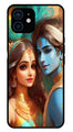 Lord Radha Krishna Metal Mobile Case for iPhone 12