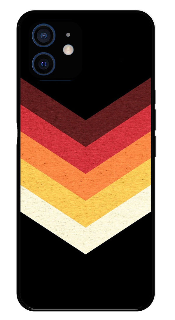 MultiColor Arrow Metal Mobile Case for iPhone 12 Mini