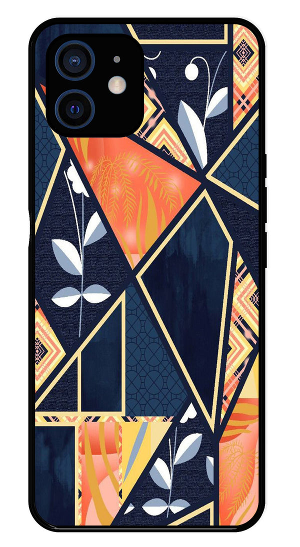 Marble Design Metal Mobile Case for iPhone 12 Mini