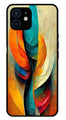 Modern Art Metal Mobile Case for iPhone 12