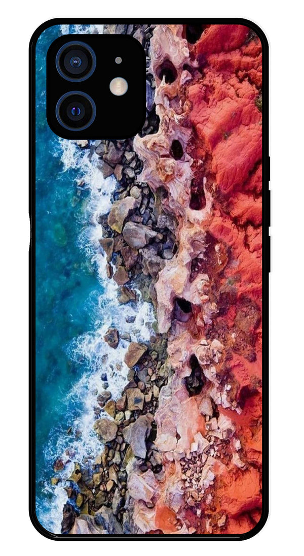 Sea Shore Metal Mobile Case for iPhone 12