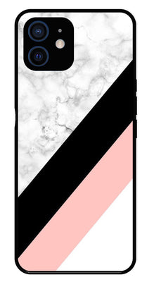 Marble Design Metal Mobile Case for iPhone 12