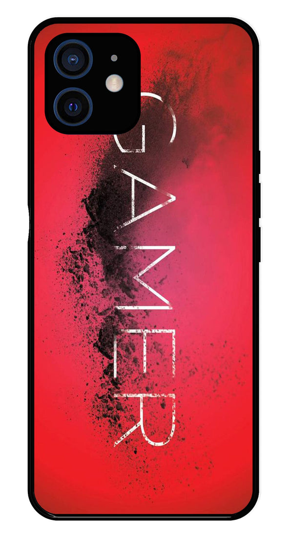 Gamer Pattern Metal Mobile Case for iPhone 12 Mini