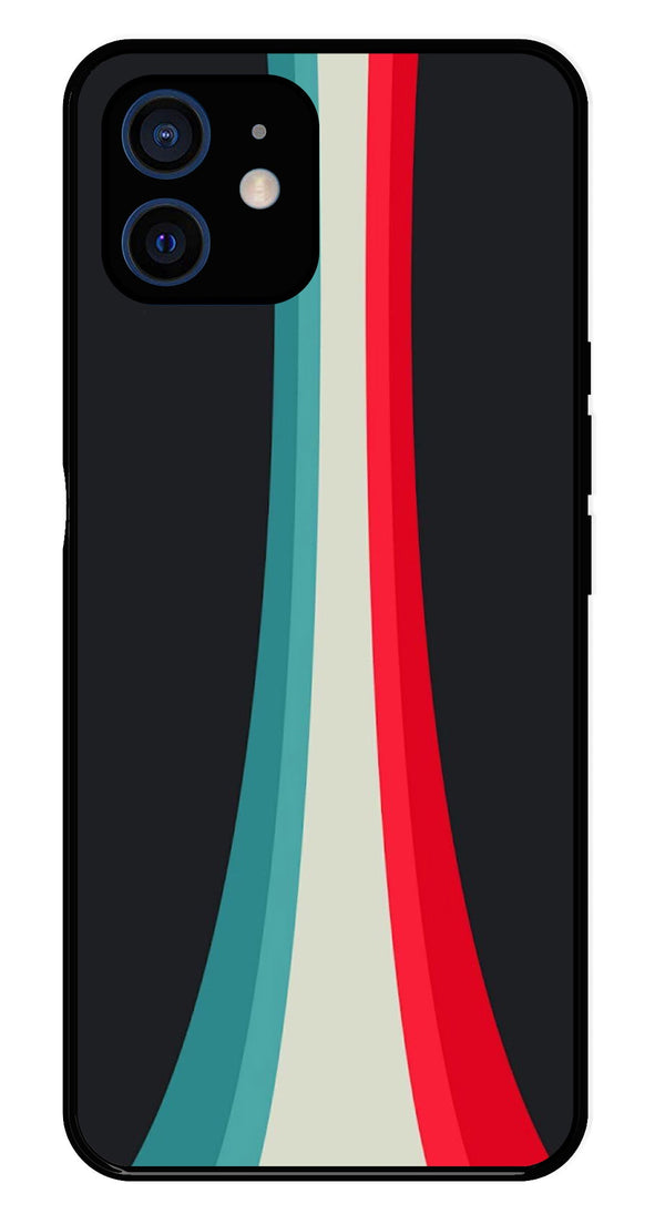 Modern Art Colorful Metal Mobile Case for iPhone 12