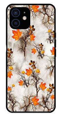 Autumn leaves Metal Mobile Case for iPhone 12
