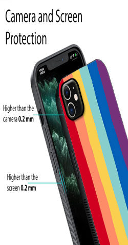 Rainbow MultiColor Metal Mobile Case for iPhone 11