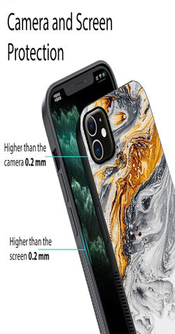 Marble Pattern Metal Mobile Case for iPhone 12 Mini