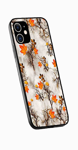 Autumn leaves Metal Mobile Case for iPhone 11  (Design No -55)