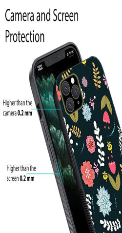 Floral Pattern2 Metal Mobile Case for iPhone 14 Pro