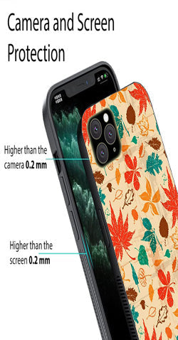 Leafs Design Metal Mobile Case for iPhone 14 Pro
