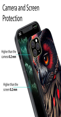 Owl Design Metal Mobile Case for iPhone 13 Pro